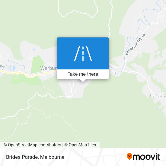 Brides Parade map