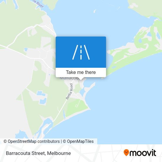 Barracouta Street map