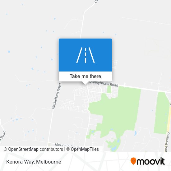 Kenora Way map