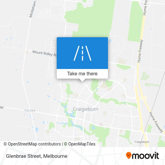 Glenbrae Street map