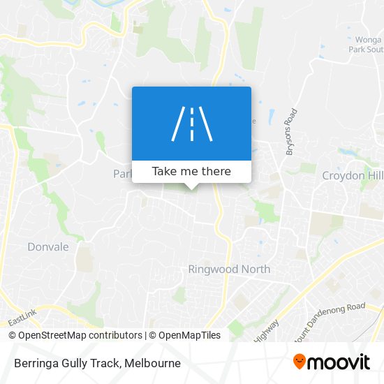 Berringa Gully Track map