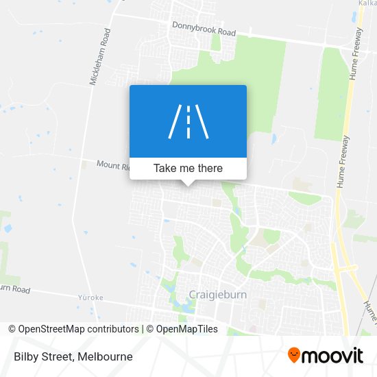 Bilby Street map