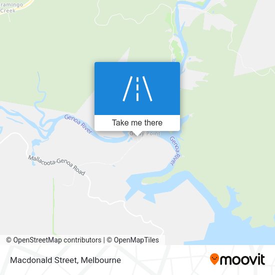 Macdonald Street map
