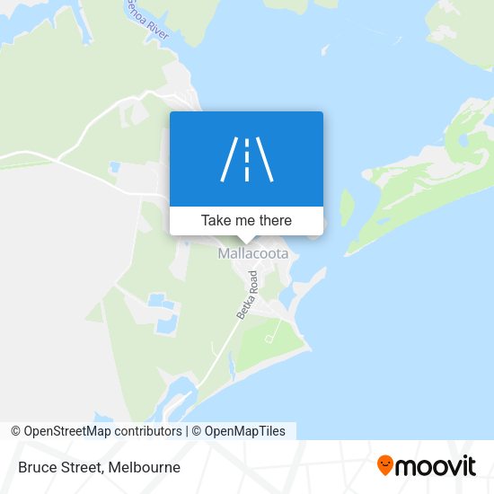 Bruce Street map
