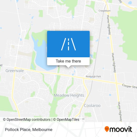 Pollock Place map