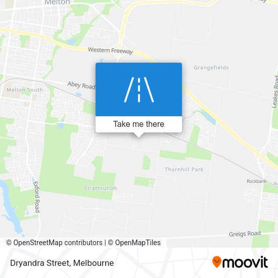 Dryandra Street map
