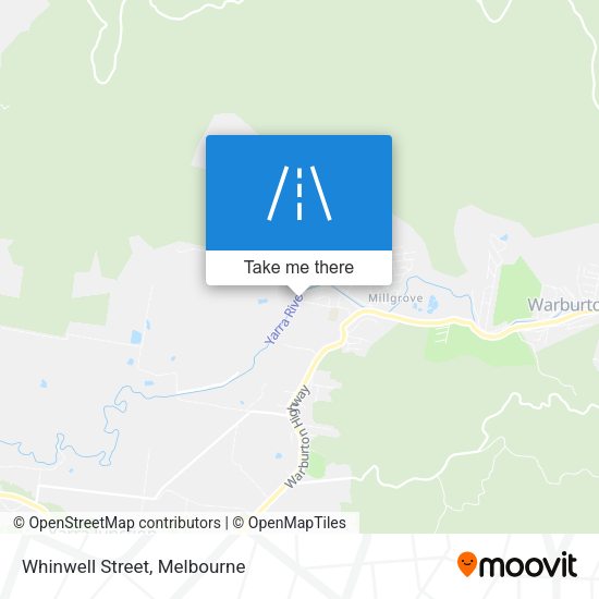 Whinwell Street map