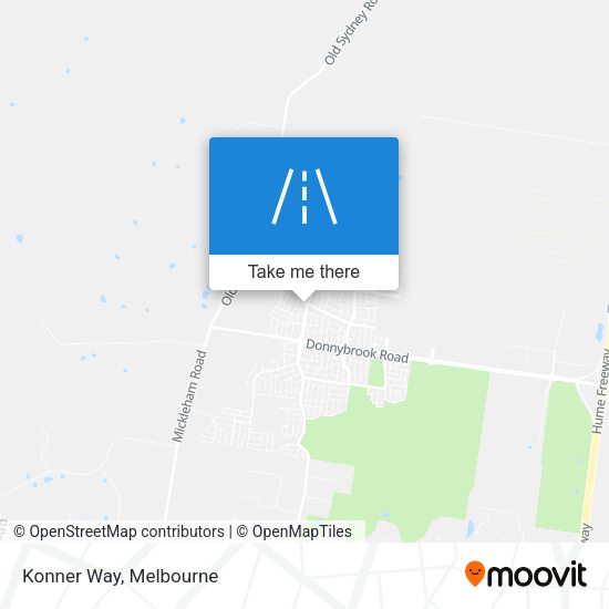 Konner Way map