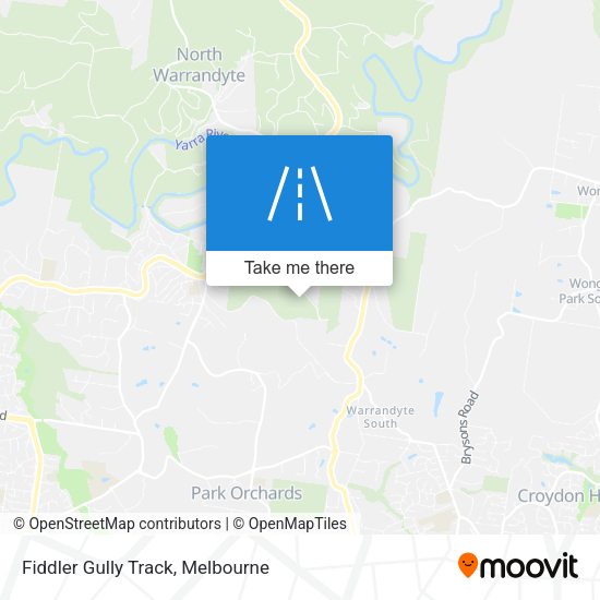 Fiddler Gully Track map
