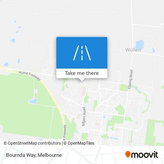 Bournda Way map