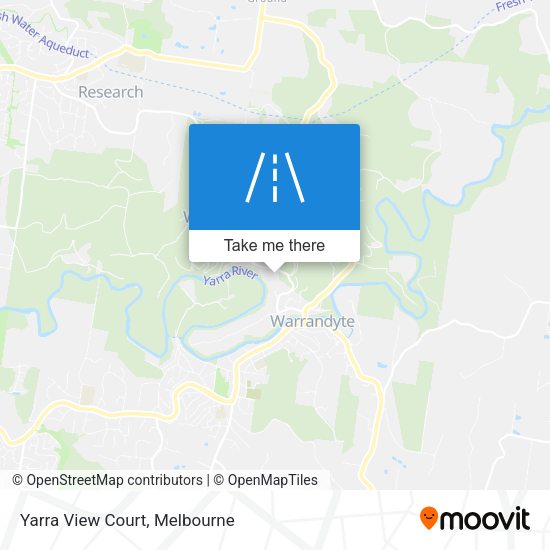 Yarra View Court map