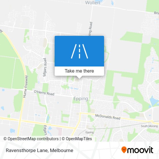 Ravensthorpe Lane map
