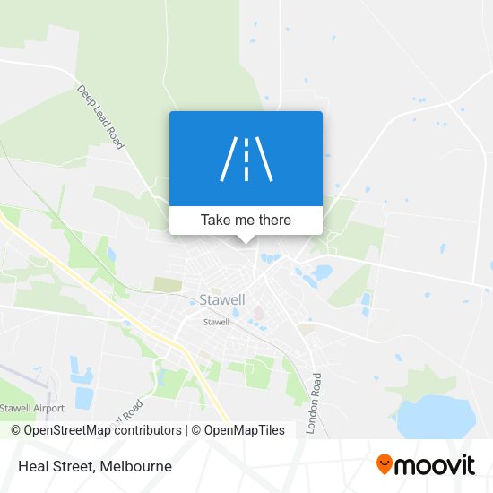 Heal Street map