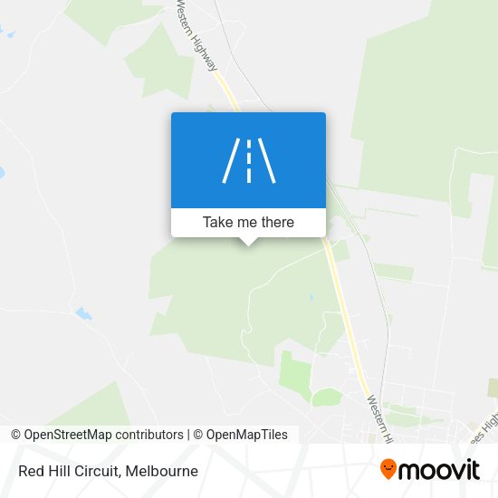 Red Hill Circuit map