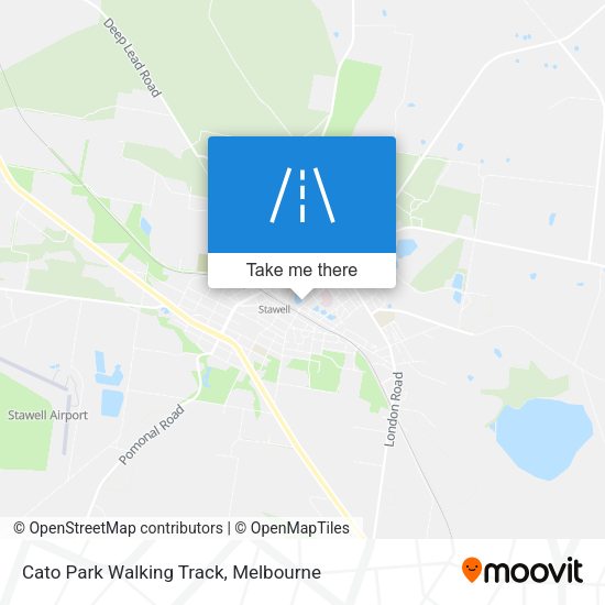Cato Park Walking Track map