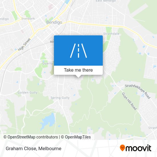 Graham Close map