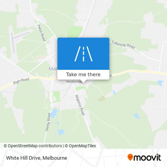 White Hill Drive map