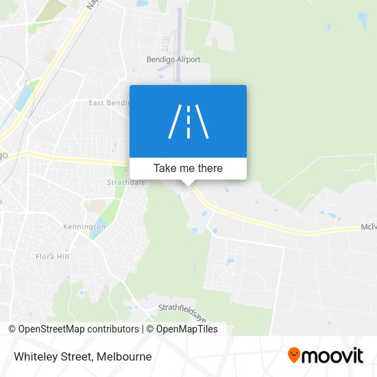 Whiteley Street map