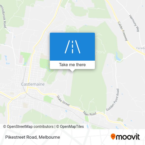 Pikestreet Road map