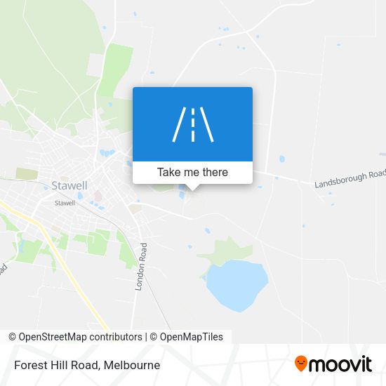 Forest Hill Road map