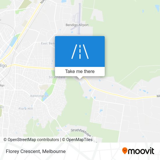 Florey Crescent map