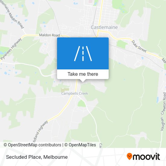 Secluded Place map