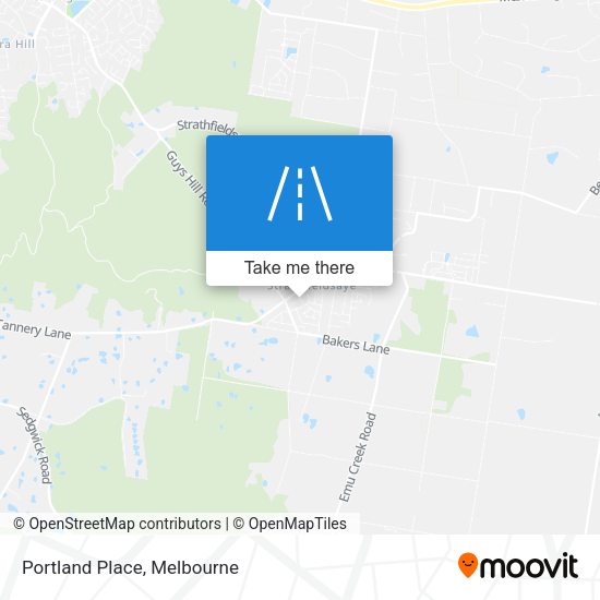 Portland Place map