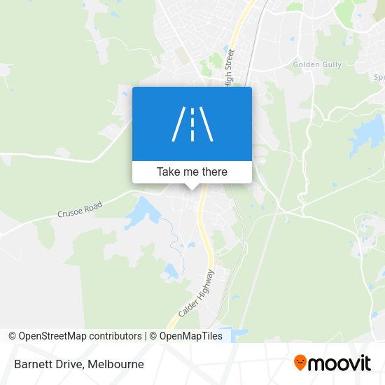Barnett Drive map