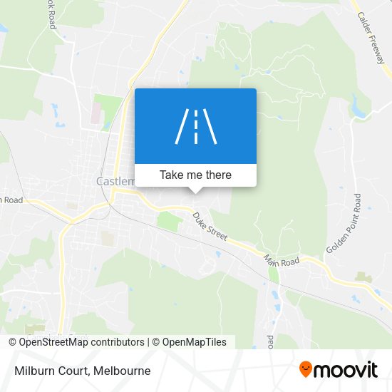 Milburn Court map
