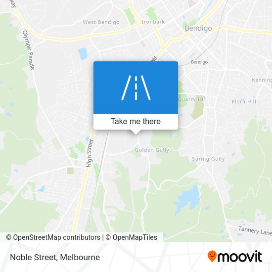 Noble Street map