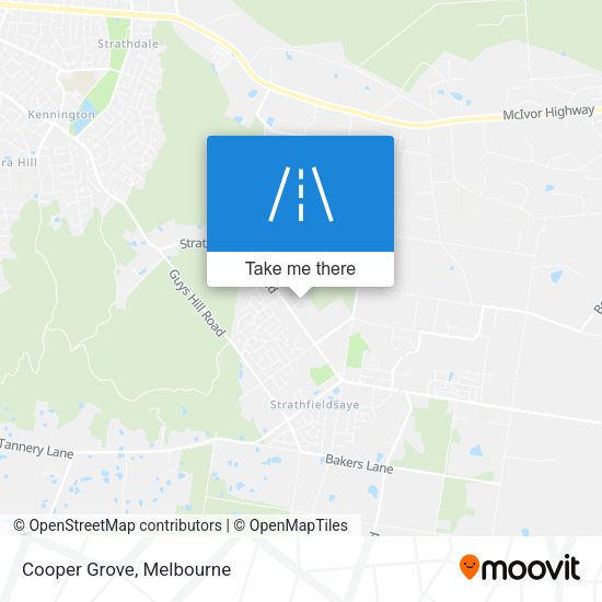 Cooper Grove map