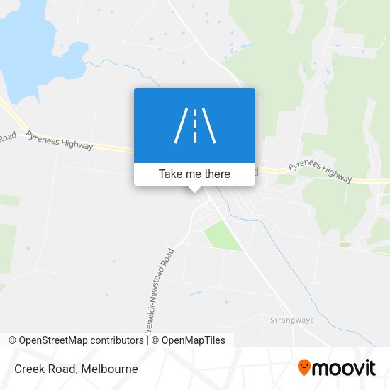 Creek Road map