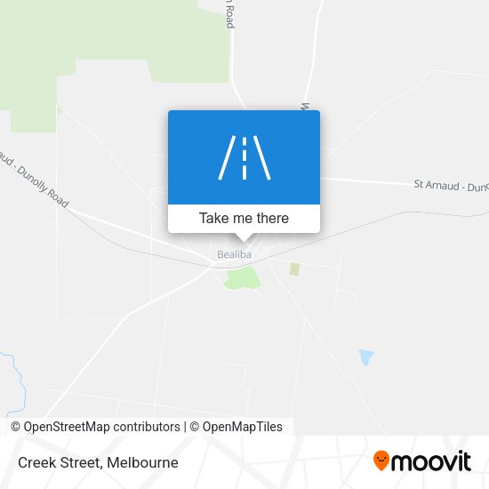Creek Street map