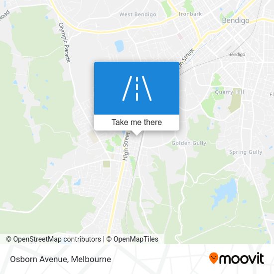 Osborn Avenue map