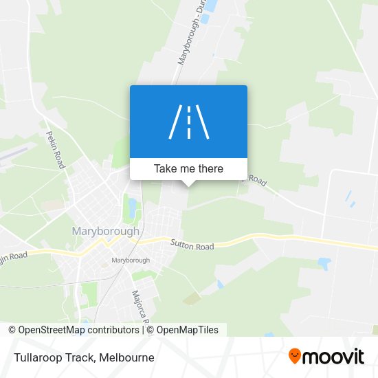 Tullaroop Track map
