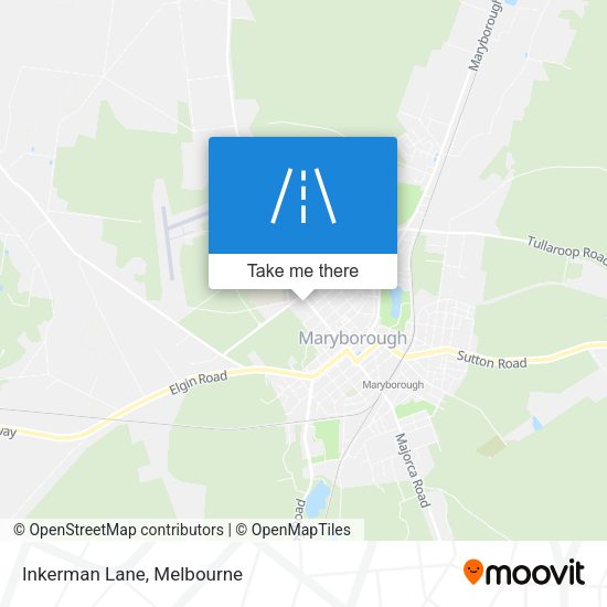 Inkerman Lane map