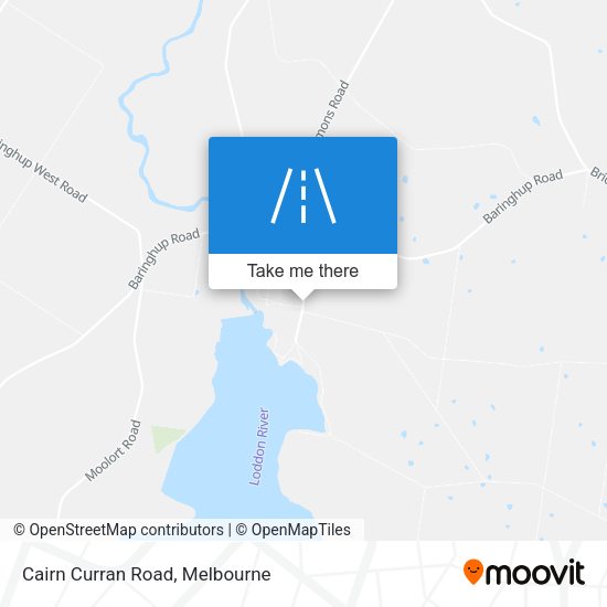 Cairn Curran Road map