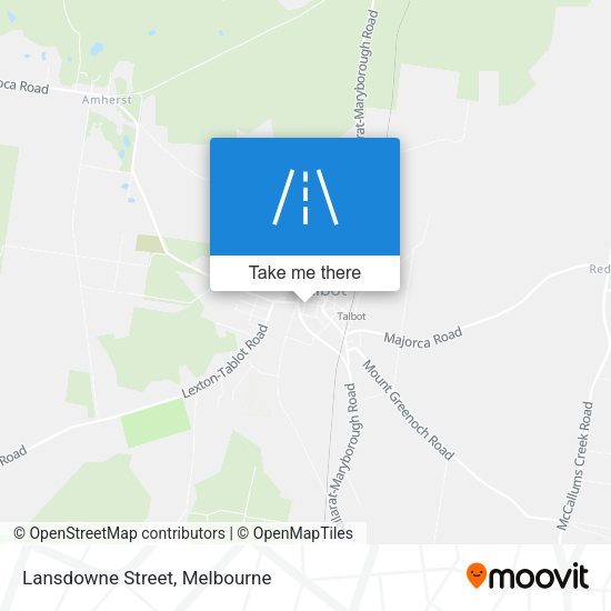 Lansdowne Street map
