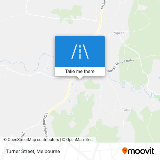 Turner Street map