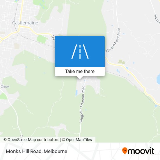 Monks Hill Road map