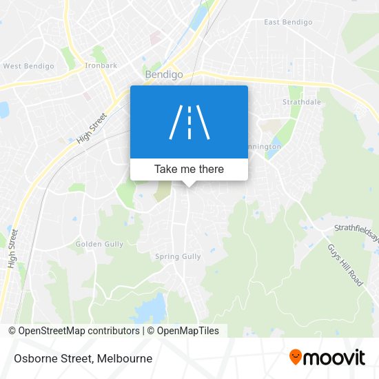 Osborne Street map
