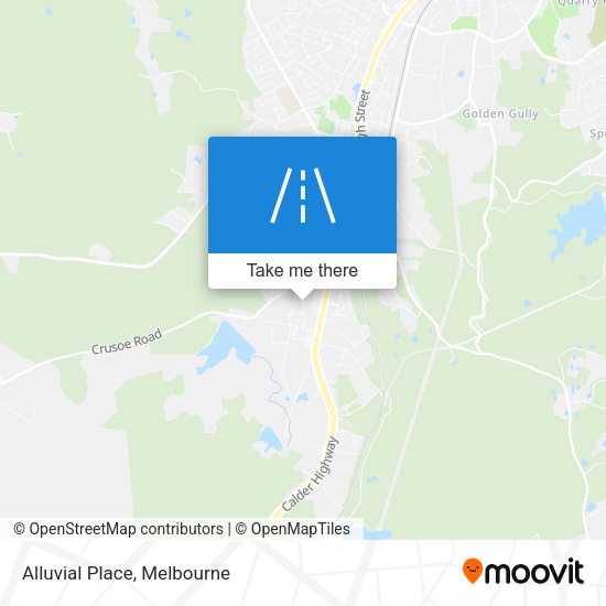 Alluvial Place map