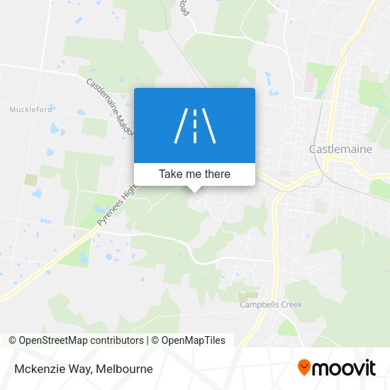 Mckenzie Way map