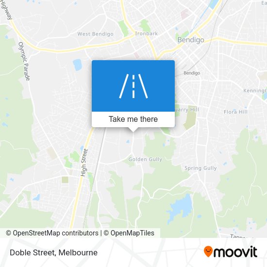 Doble Street map