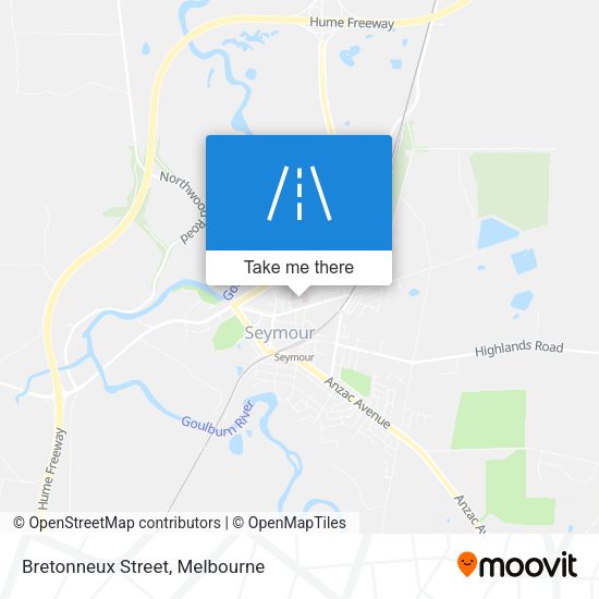 Bretonneux Street map