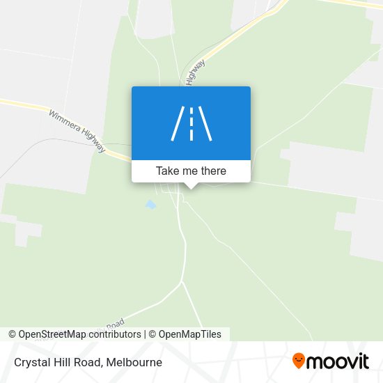 Crystal Hill Road map