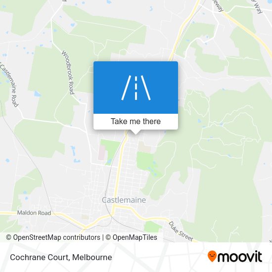 Cochrane Court map