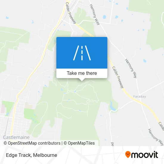 Mapa Edge Track
