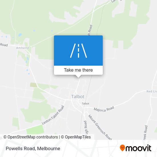 Powells Road map