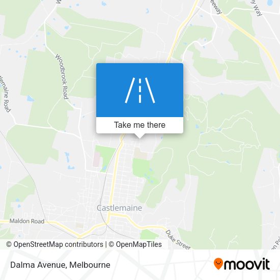 Dalma Avenue map